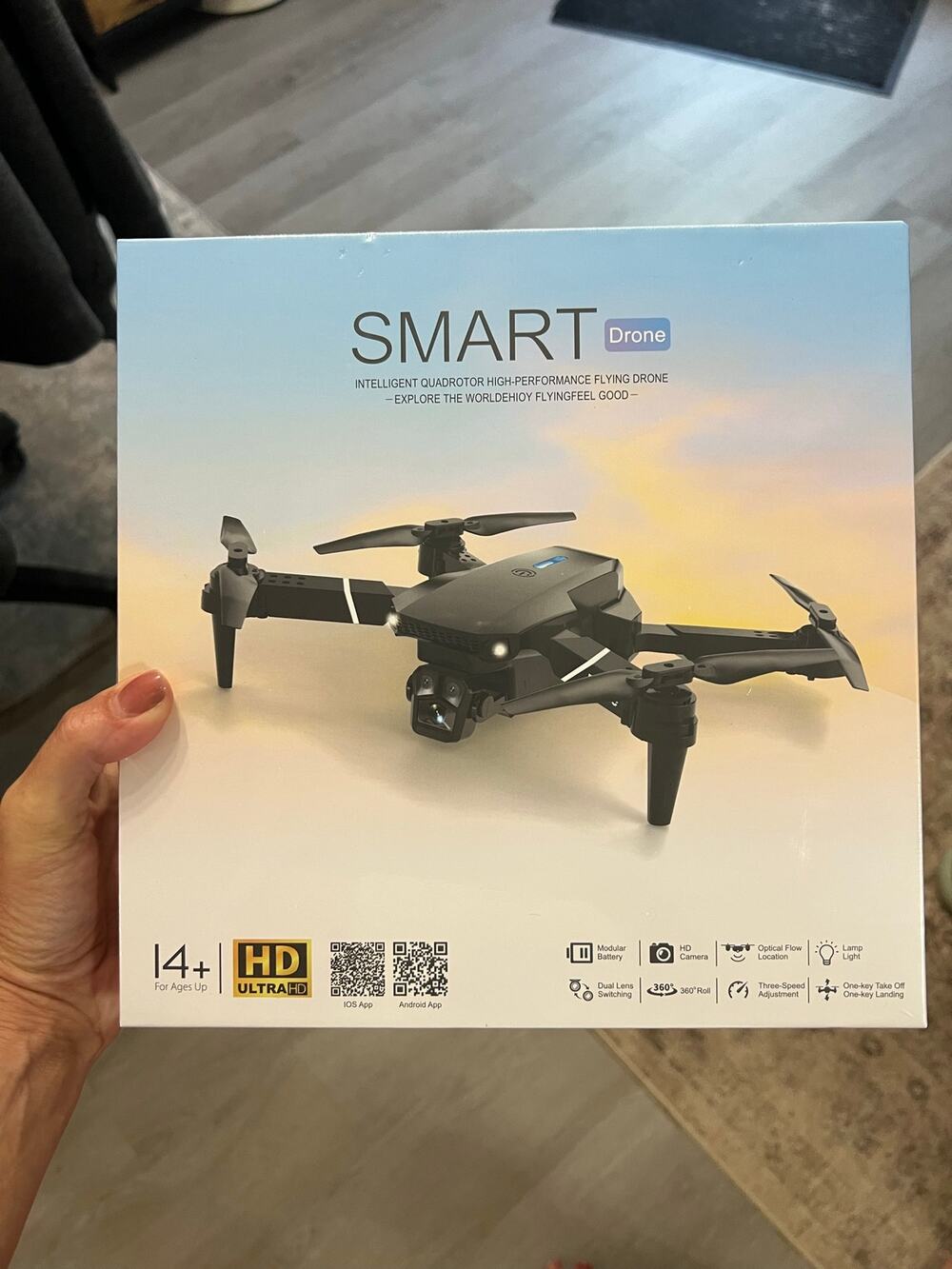 Smart Foldable HD Camera Drone — Brand New in Box